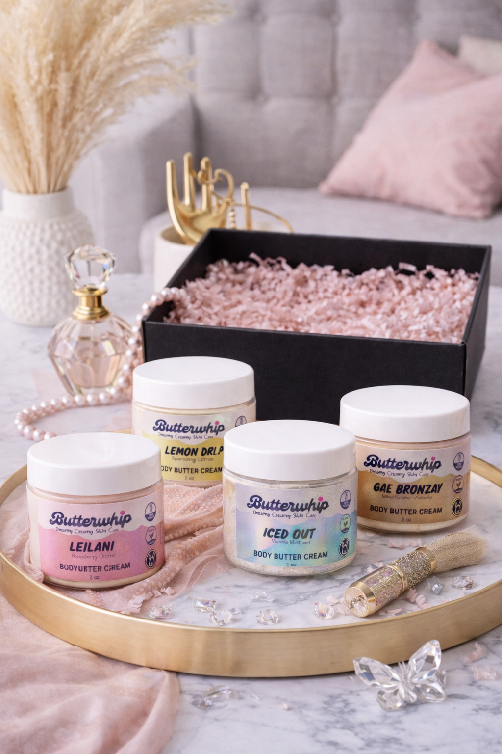 Shimmer and Glow Body Butter Cream - Bundle